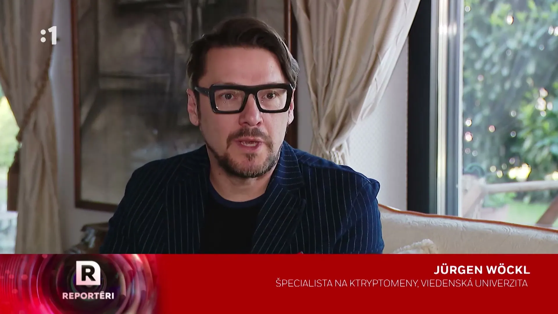 Reportéri, 18:02 — Jürgen Wöckl, cryptocurrency specialist, Vienna University